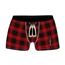ScotsTee Shop Scottish Cunningham Clan Highland Kilt Sporran Tartan Boxer Briefs