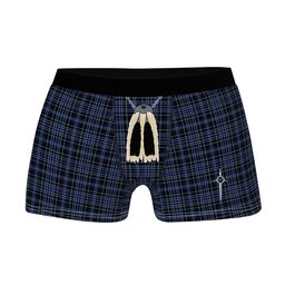 ScotsTee Shop Scottish Clark (Clergy) Modern Clan Clan Highland Kilt Sporran Tartan Boxer Briefs