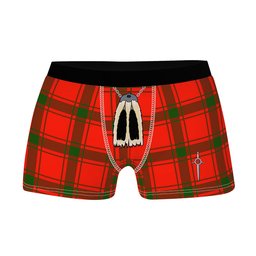ScotsTee Shop Scottish Darroch Clan Highland Kilt Sporran Tartan Boxer Briefs