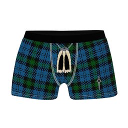 ScotsTee Shop Scottish Campbell of Glenlyon Clan Highland Kilt Sporran Tartan Boxer Briefs