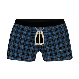 ScotsTee Shop Scottish Clergy Blue Clan Highland Kilt Sporran Tartan Boxer Briefs