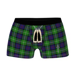 ScotsTee Shop Scottish Davidson of Tulloch Clan Highland Kilt Sporran Tartan Boxer Briefs