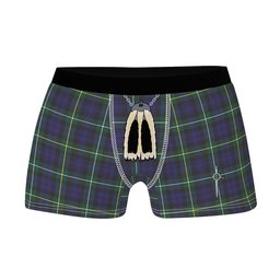 ScotsTee Shop Scottish Campbell Argyll Modern Clan Highland Kilt Sporran Tartan Boxer Briefs