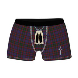 ScotsTee Shop Scottish Cumming Clan Highland Kilt Sporran Tartan Boxer Briefs