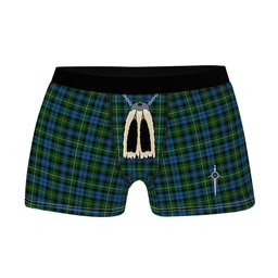 ScotsTee Shop Scottish Campbell of Argyll 02 Clan Highland Kilt Sporran Tartan Boxer Briefs