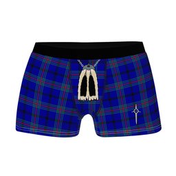 ScotsTee Shop Scottish Kinding Clan Highland Kilt Sporran Tartan Boxer Briefs