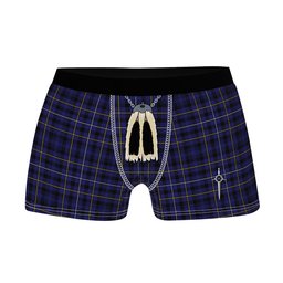 ScotsTee Shop Scottish Frisken Clan Highland Kilt Sporran Tartan Boxer Briefs
