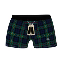 ScotsTee Shop Scottish Ewing Modern Clan Highland Kilt Sporran Tartan Boxer Briefs