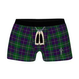 ScotsTee Shop Scottish Inglis Clan Highland Kilt Sporran Tartan Boxer Briefs