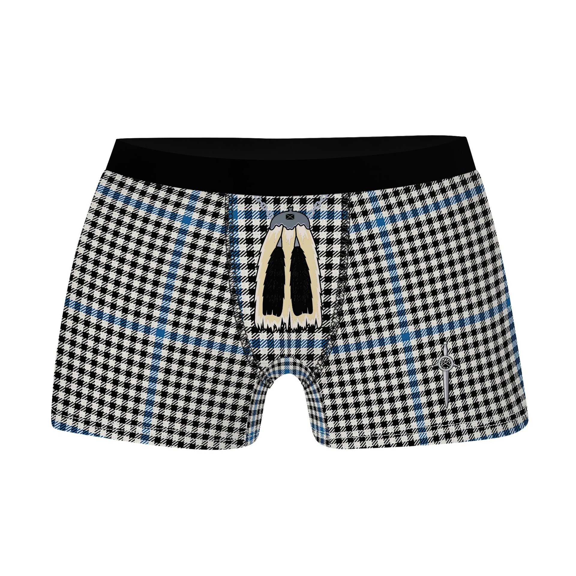 ScotsTee Shop Scottish Haig Ancient Clan Highland Kilt Sporran Tartan Boxer Briefs