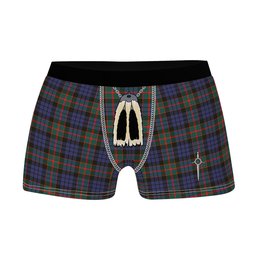 ScotsTee Shop Scottish Fletcher of Dunans SC Clan Highland Kilt Sporran Tartan Boxer Briefs