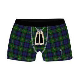 ScotsTee Shop Scottish Gordon Clan Clan Highland Kilt Sporran Tartan Boxer Briefs