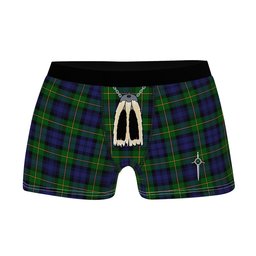 ScotsTee Shop Scottish Gordon Clan Clan Highland Kilt Sporran Tartan Boxer Briefs
