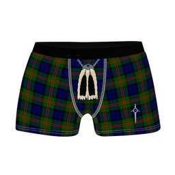 ScotsTee Shop Scottish Dundas Modern 02 Clan Highland Kilt Sporran Tartan Boxer Briefs