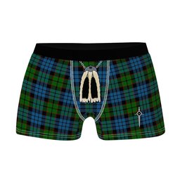 ScotsTee Shop Scottish Fletcher 2 Clan Highland Kilt Sporran Tartan Boxer Briefs