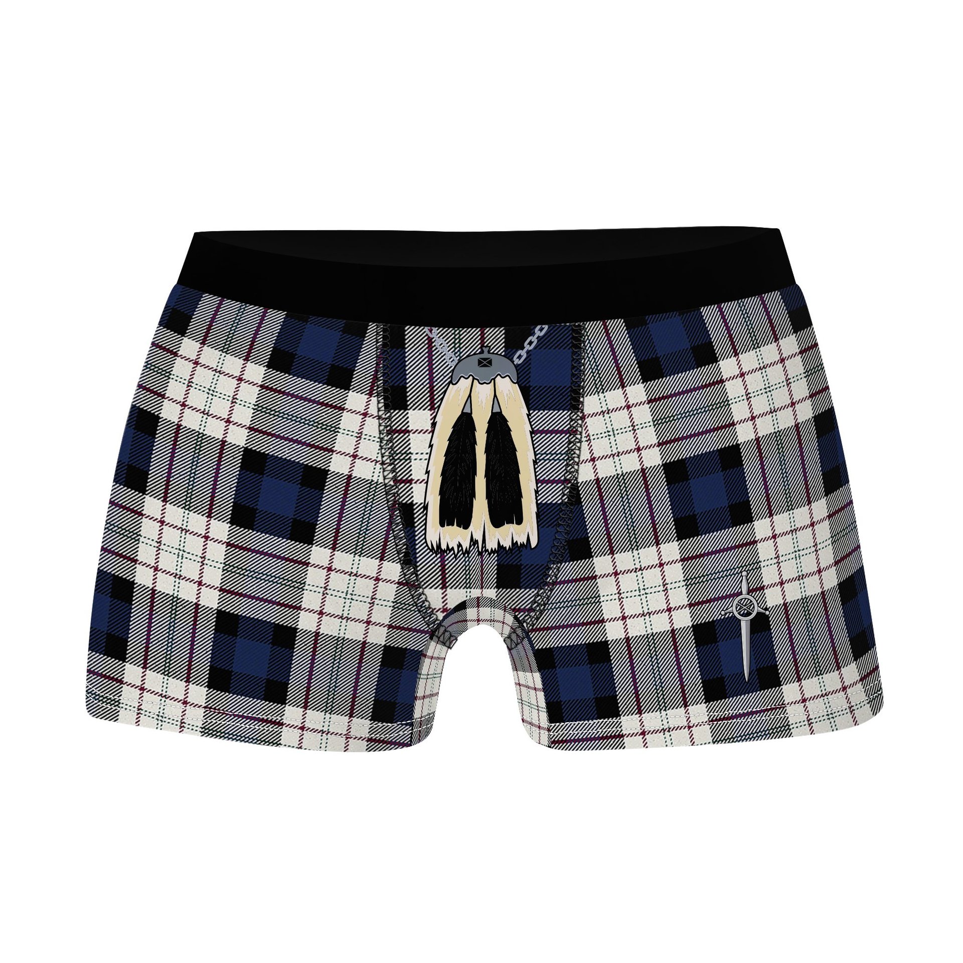 ScotsTee Shop Scottish Ferguson Dress Clan Highland Kilt Sporran Tartan Boxer Briefs