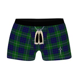 ScotsTee Shop Scottish Hamilton Hunting Clan Highland Kilt Sporran Tartan Boxer Briefs