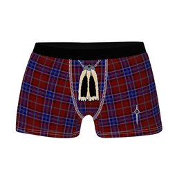 ScotsTee Shop Scottish Hudson Clan Highland Kilt Sporran Tartan Boxer Briefs