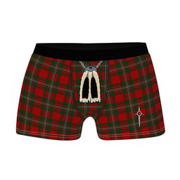 ScotsTee Shop Scottish Gregor Clan Highland Kilt Sporran Tartan Boxer Briefs