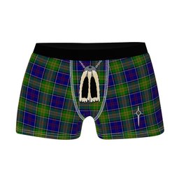 ScotsTee Shop Scottish Greene Clan Highland Kilt Sporran Tartan Boxer Briefs