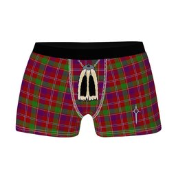 ScotsTee Shop Scottish Glenfinnan Clan Highland Kilt Sporran Tartan Boxer Briefs