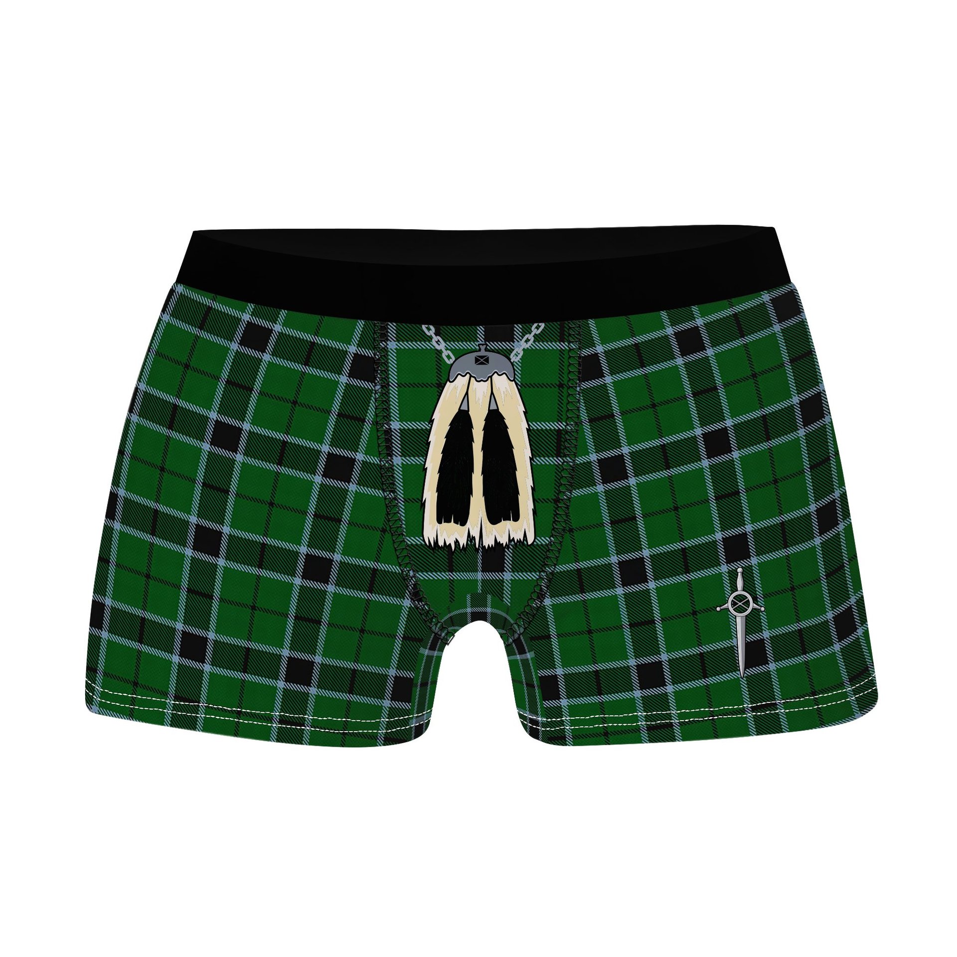 ScotsTee Shop Scottish Innes Hunting Clan Highland Kilt Sporran Tartan Boxer Briefs