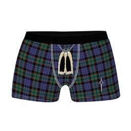 ScotsTee Shop Scottish Fletcher Modern Clan Highland Kilt Sporran Tartan Boxer Briefs