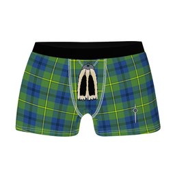 ScotsTee Shop Scottish Johnston Ancient Clan Highland Kilt Sporran Tartan Boxer Briefs