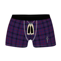 ScotsTee Shop Scottish Dundonald Clan Highland Kilt Sporran Tartan Boxer Briefs