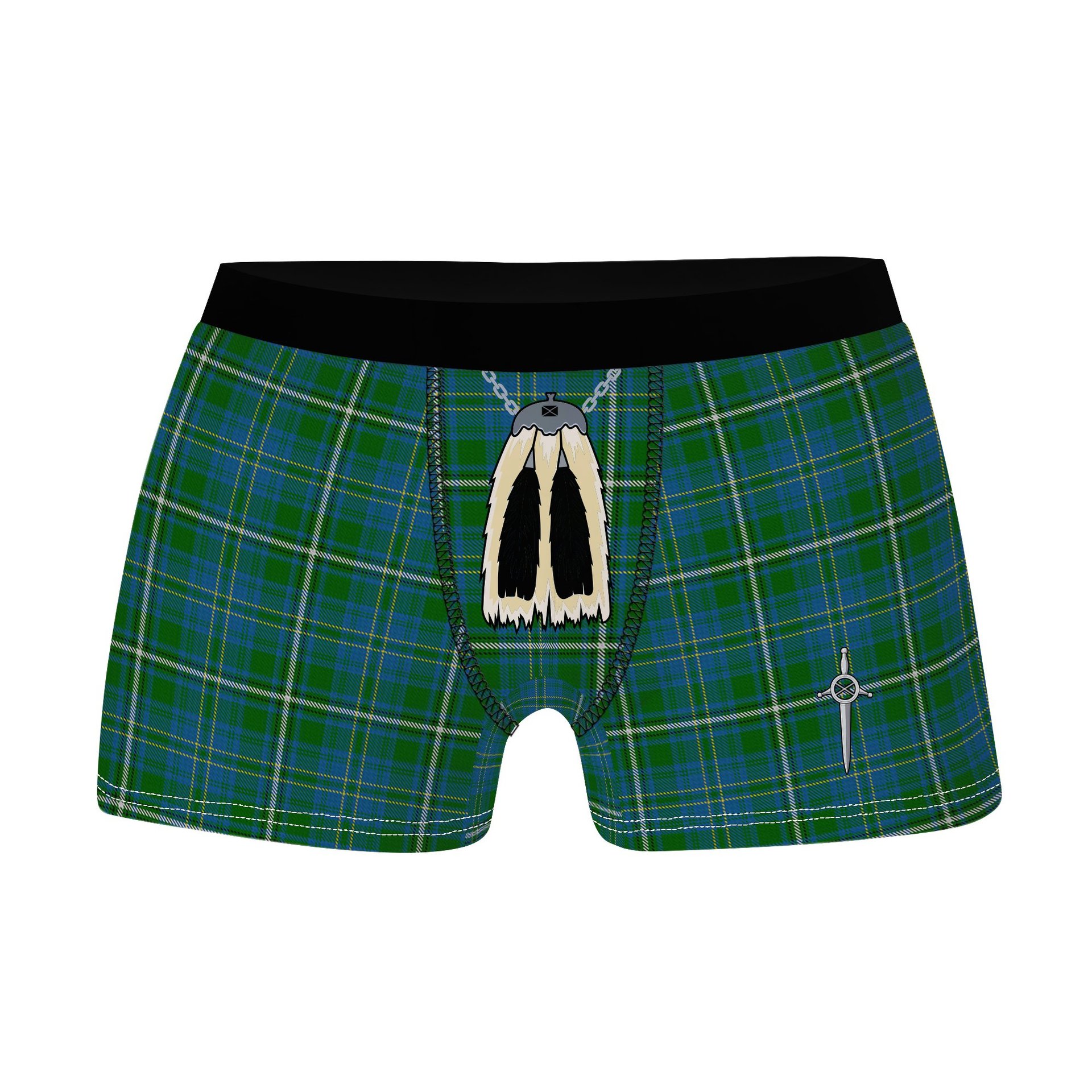 ScotsTee Shop Scottish Hay Hunting Clan Highland Kilt Sporran Tartan Boxer Briefs