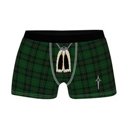 ScotsTee Shop Scottish Forbes 1842 Clan Highland Kilt Sporran Tartan Boxer Briefs