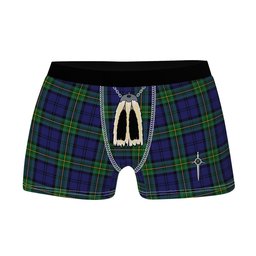 ScotsTee Shop Scottish Forth Clan Highland Kilt Sporran Tartan Boxer Briefs