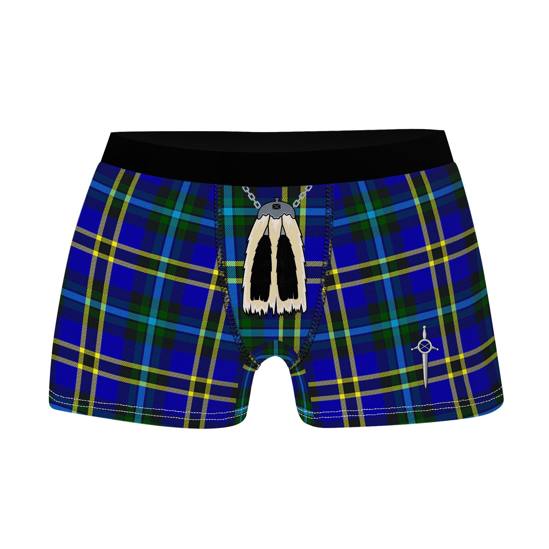 ScotsTee Shop Scottish Hope Modern Clan Highland Kilt Sporran Tartan Boxer Briefs