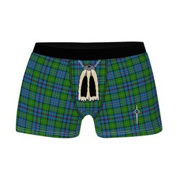 ScotsTee Shop Scottish Hosey Clan Highland Kilt Sporran Tartan Boxer Briefs