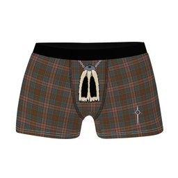 ScotsTee Shop Scottish Kennedy Weathered Clan Highland Kilt Sporran Tartan Boxer Briefs