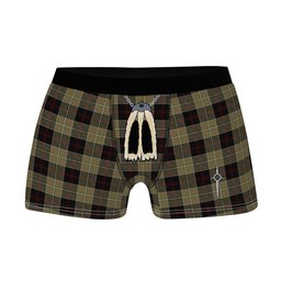 ScotsTee Shop Scottish Dunlop Hunting Clan Highland Kilt Sporran Tartan Boxer Briefs