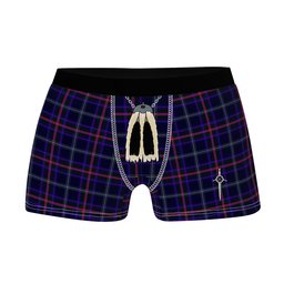 ScotsTee Shop Scottish Fitzgerald Hunting Clan Highland Kilt Sporran Tartan Boxer Briefs