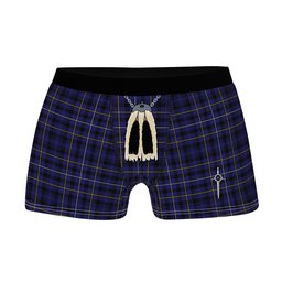 ScotsTee Shop Scottish Fleming Clan Highland Kilt Sporran Tartan Boxer Briefs