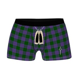 ScotsTee Shop Scottish Elphinstone Clan Highland Kilt Sporran Tartan Boxer Briefs