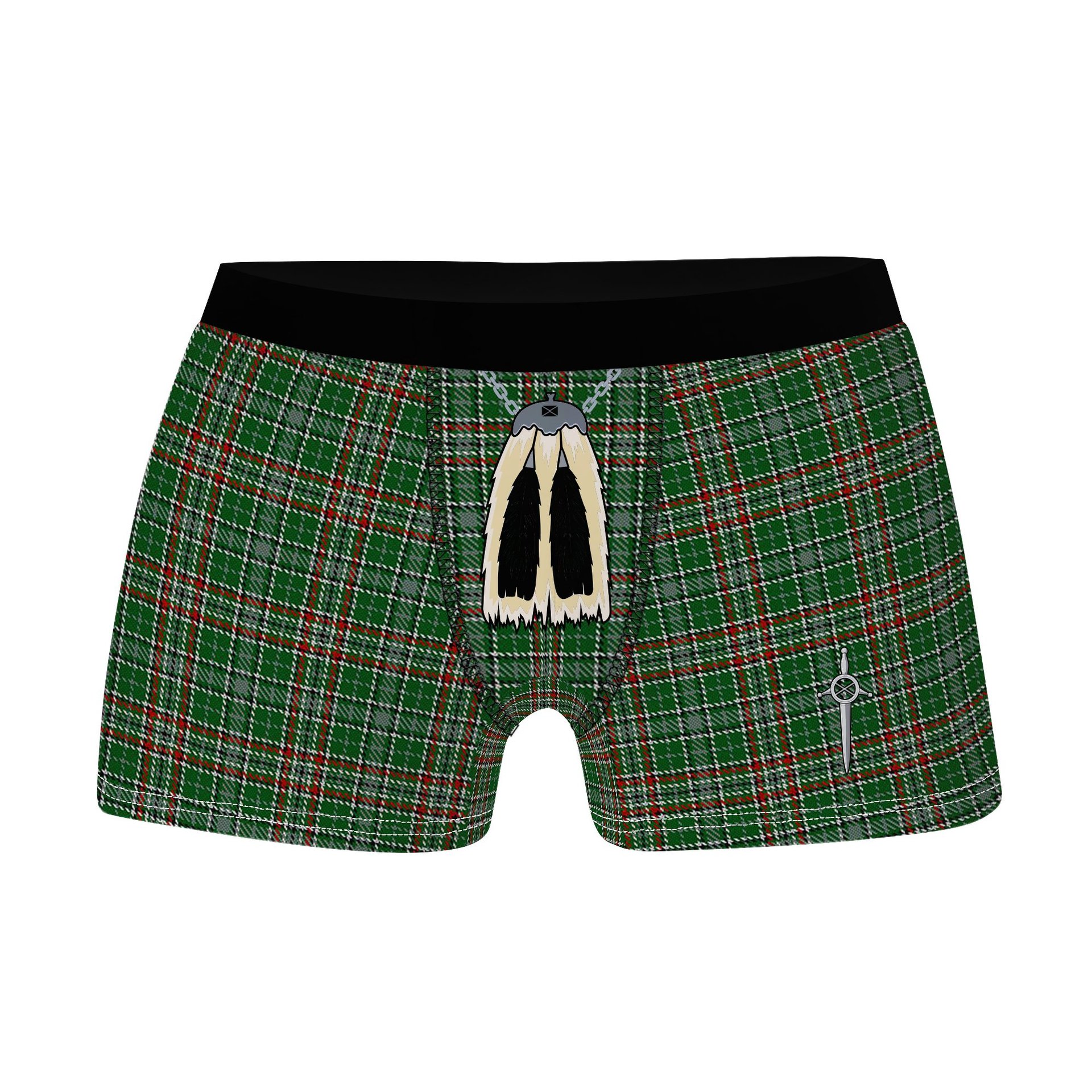 ScotsTee Shop Scottish Gayre Dress Clan Highland Kilt Sporran Tartan Boxer Briefs