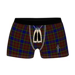 ScotsTee Shop Scottish Highfield Clan Highland Kilt Sporran Tartan Boxer Briefs