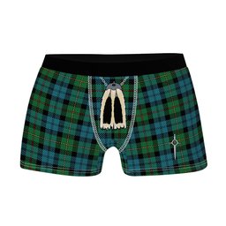 ScotsTee Shop Scottish Ewing Ancient Clan Highland Kilt Sporran Tartan Boxer Briefs