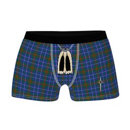 ScotsTee Shop Scottish Edmonstone Clan Highland Kilt Sporran Tartan Boxer Briefs