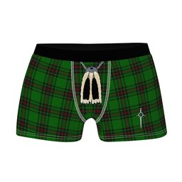 ScotsTee Shop Scottish Kinloch Clan Highland Kilt Sporran Tartan Boxer Briefs