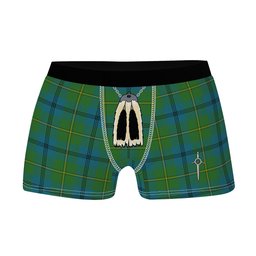 ScotsTee Shop Scottish Johnstone Ancient Clan Highland Kilt Sporran Tartan Boxer Briefs