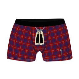 ScotsTee Shop Scottish Hamilton Clan Highland Kilt Sporran Tartan Boxer Briefs