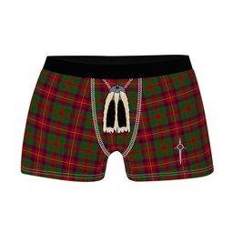 ScotsTee Shop Scottish Geddes Clan Highland Kilt Sporran Tartan Boxer Briefs