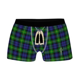 ScotsTee Shop Scottish Gordon Modern Clan Highland Kilt Sporran Tartan Boxer Briefs