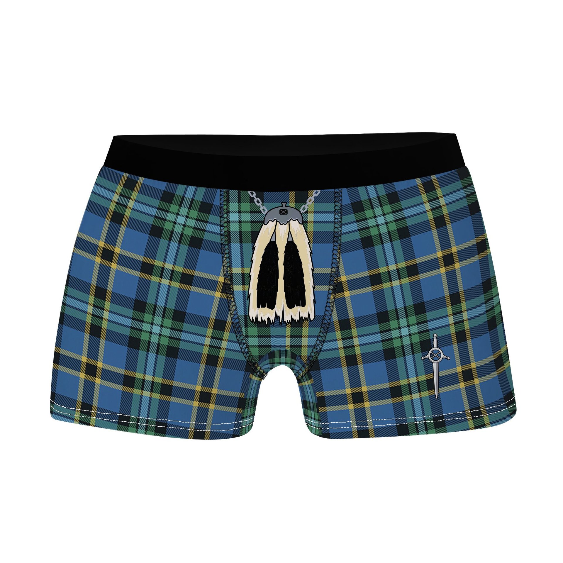 ScotsTee Shop Scottish Hope Ancient Clan Highland Kilt Sporran Tartan Boxer Briefs
