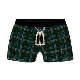 ScotsTee Shop Scottish Heartfelt Welcome Clan Highland Kilt Sporran Tartan Boxer Briefs
